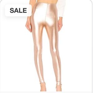 Commando Rose Gold Faux Leather Leggings